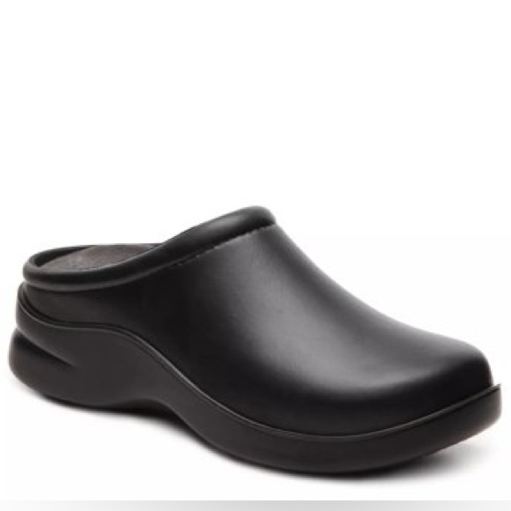 Klogs Dusty Work Clog Slip Resistant Black Slip-On Work Kitchen Shoes Gardening